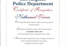 2007-March-LAPD-Certificate-of-Recognition-from-Chief-William-Bratton-at-NOBLEs-Achievers-Awards-Dinner